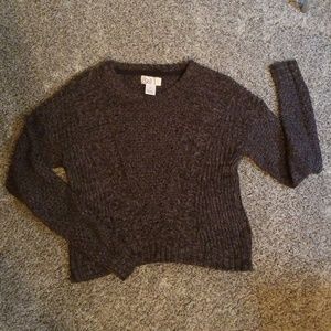 Gray and Black Sweater